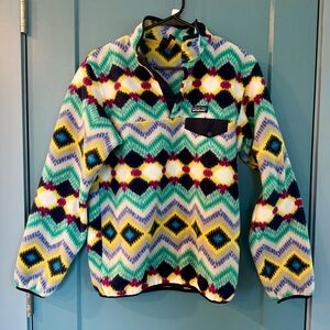 Patagonia Women’s Lightweight Synchilla Snap-T Pullover Aztec Print